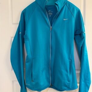Nike Dri-fit Teal Full-Zip Jacket